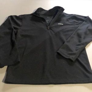 Kids capilene 3 midweight black halfzip